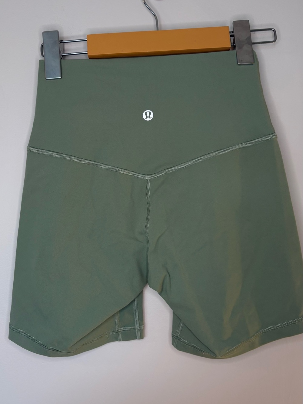 lululemon athletica Sage Green Bike Shorts